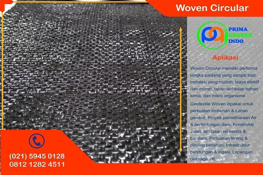 Penyedia Geotextile Woven SNI - Harga Pabrik Tangerang